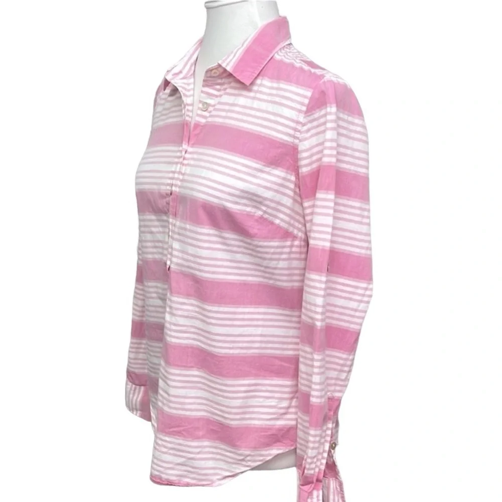 Vineyard Vines “ Cove “ Striped Poplin Blouse
